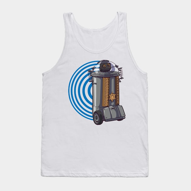 ROBO-JOSEPH ׁ(NAVY BLUE) Tank Top by OMGimarobot